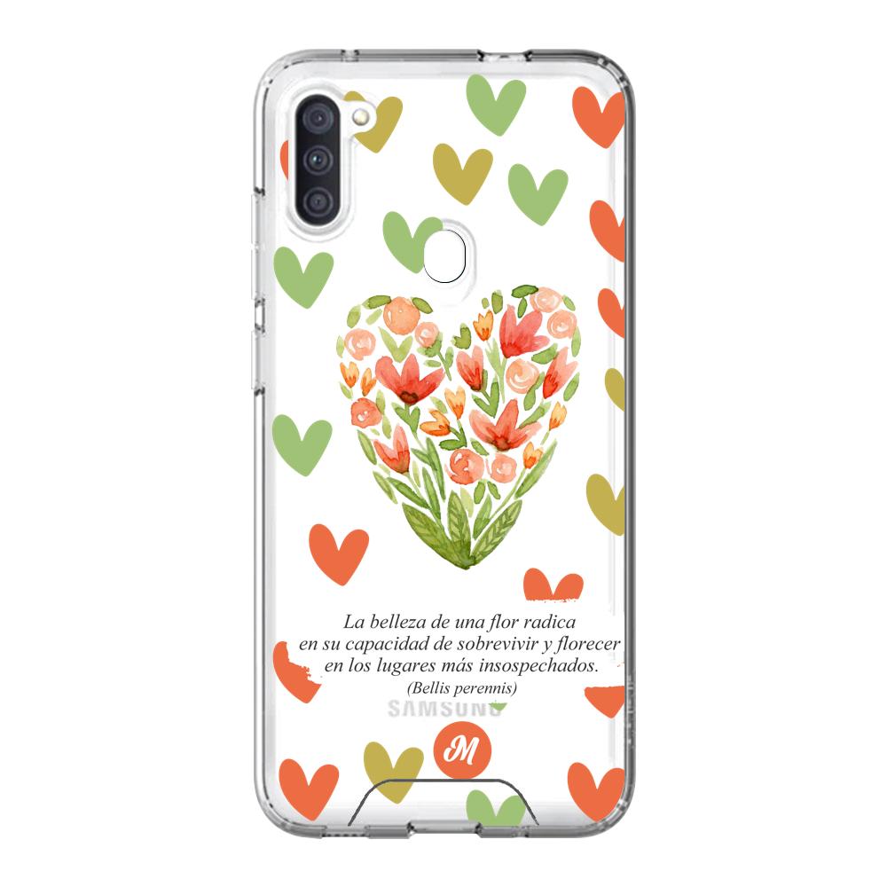 Cases para Samsung M11 Flores de colores - Mandala Cases
