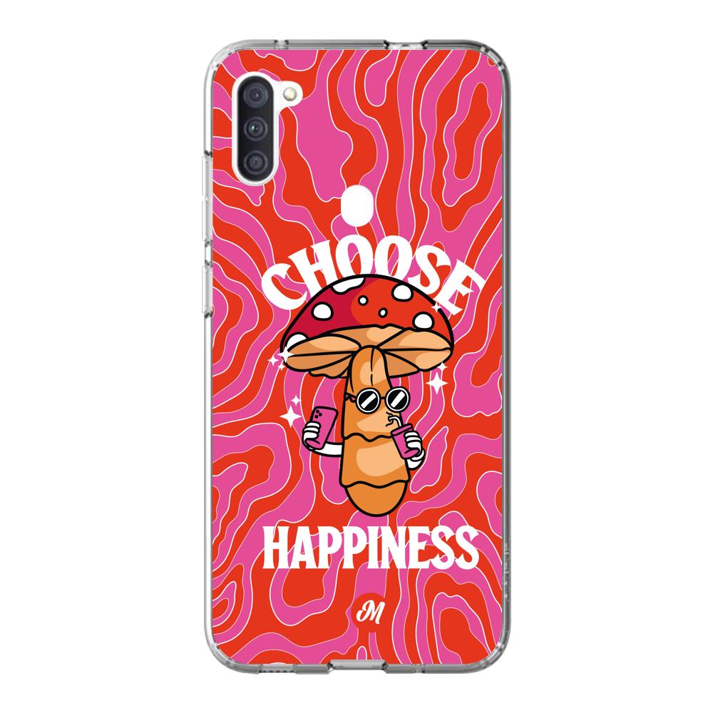 Cases para Samsung M11 Choose happiness - Mandala Cases