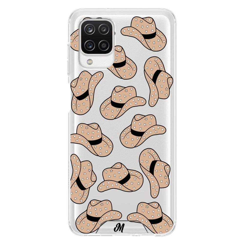 Case para Samsung A12 sombrero vaquera café - Mandala Cases