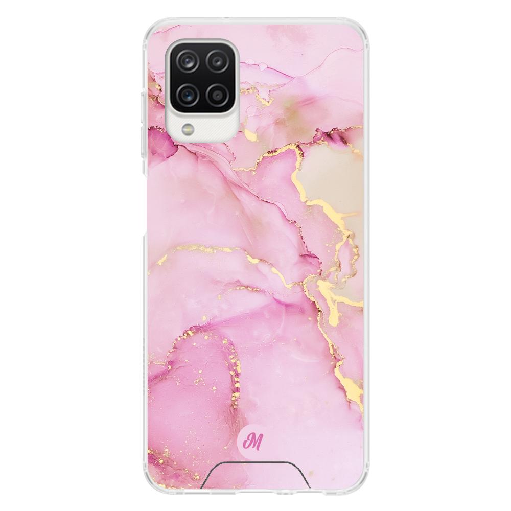 Cases para Samsung A12 Pink marble - Mandala Cases