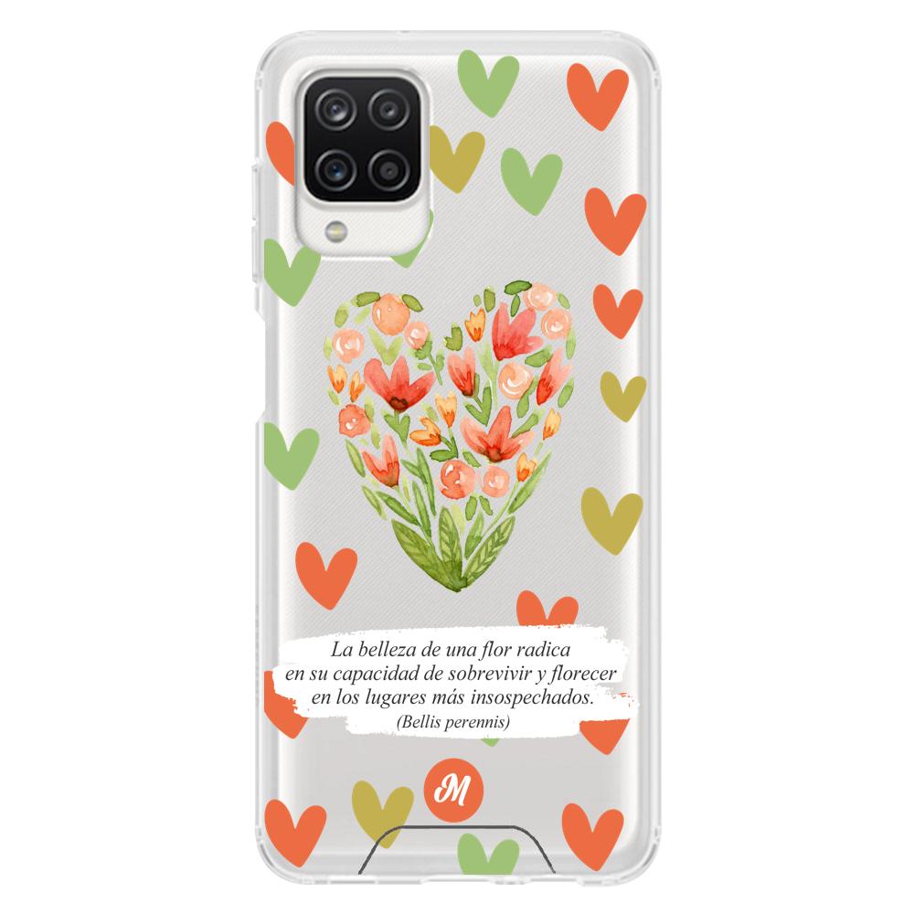 Cases para Samsung A12 Flores de colores - Mandala Cases