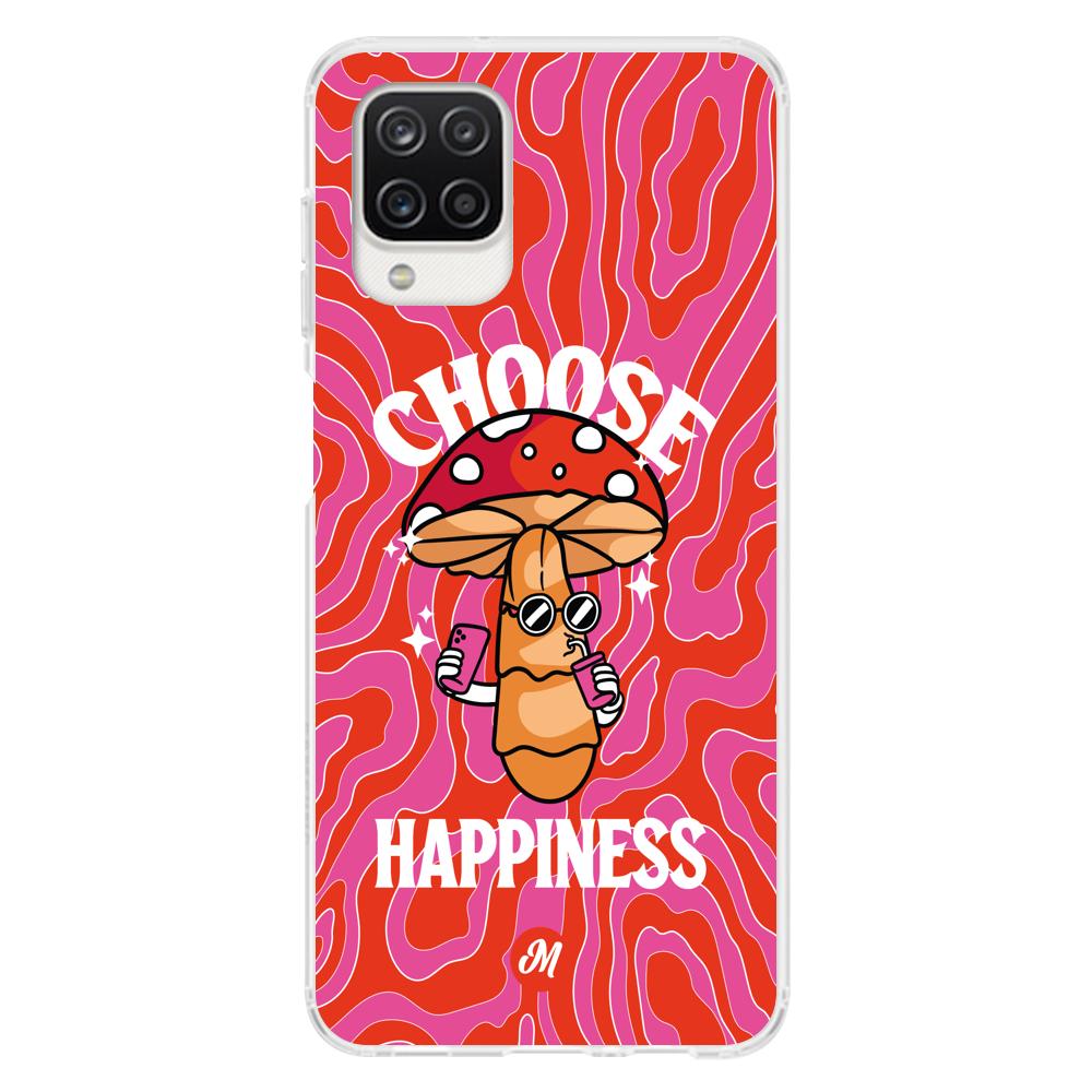 Cases para Samsung A12 Choose happiness - Mandala Cases