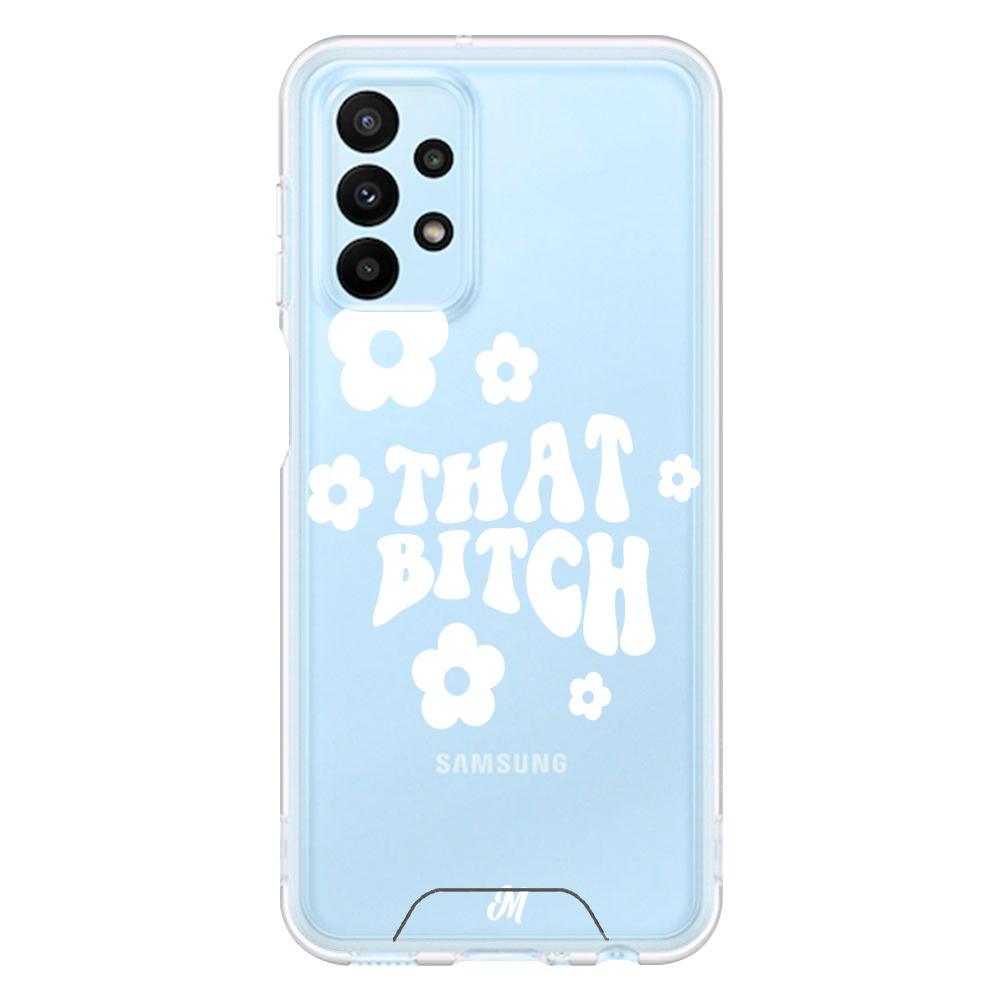 Case para Samsung A13 4G That bitch blanco - Mandala Cases