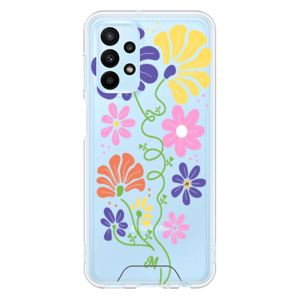Case para Samsung A13 4G Flores abstractas - Mandala Cases
