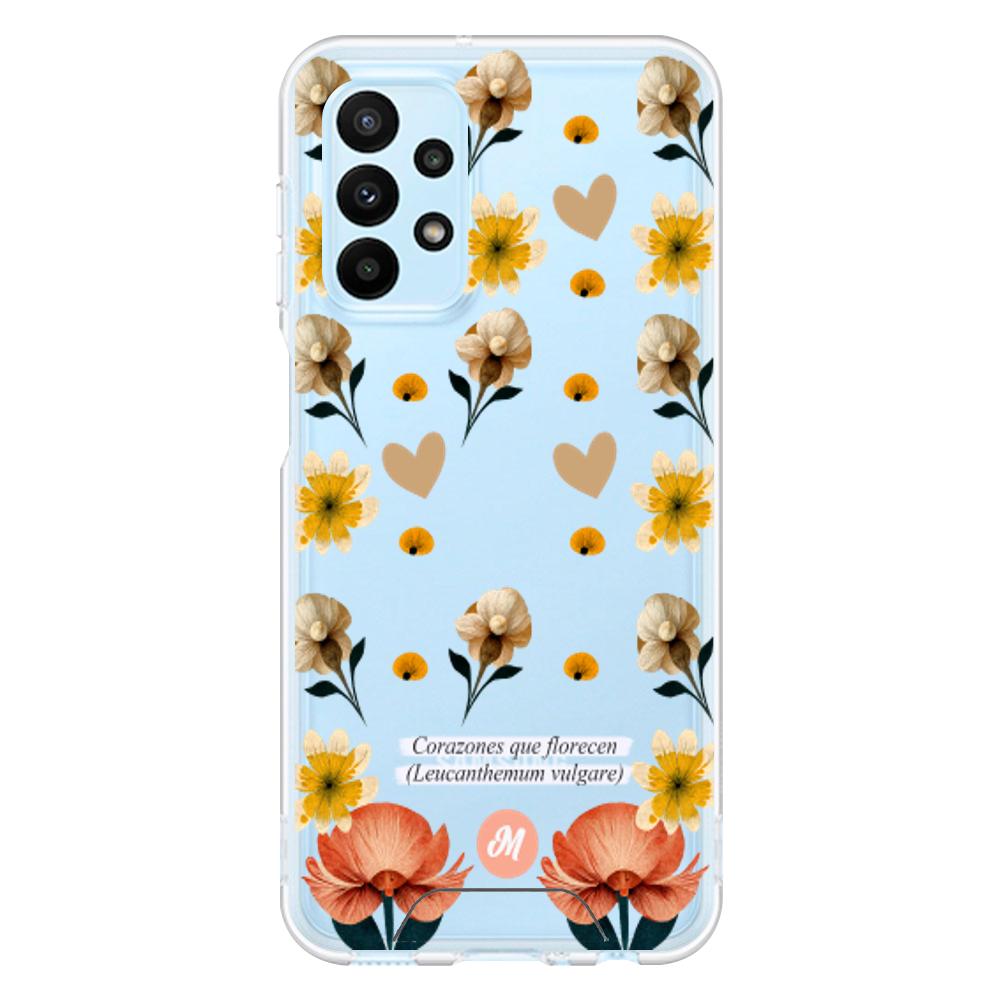 Cases para Samsung A13 4G Corazones que florecen - Mandala Cases