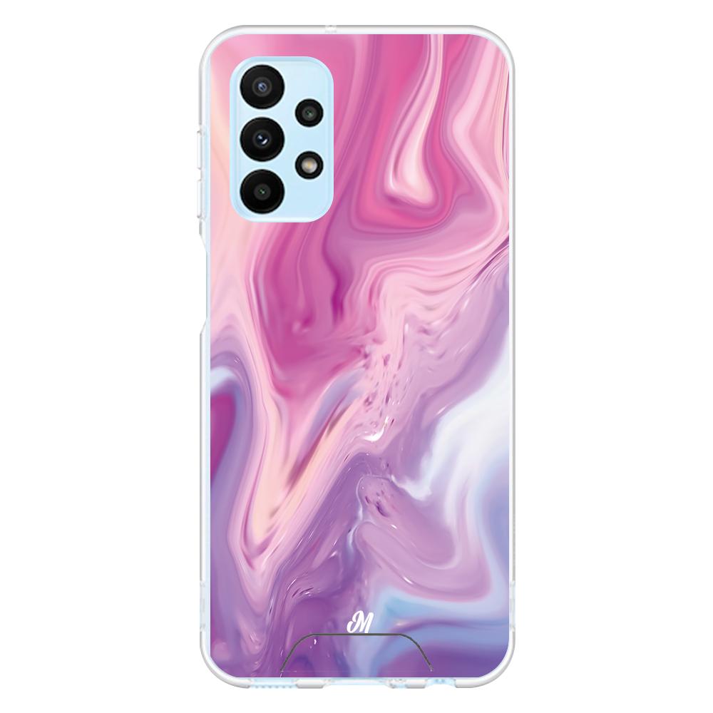 Cases para Samsung A13 4G Marmol liquido pink - Mandala Cases