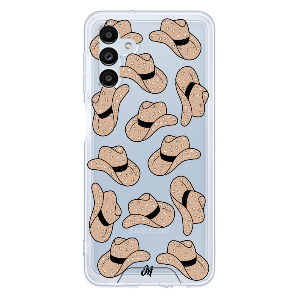 Case para Samsung A13 5G sombrero vaquera café - Mandala Cases