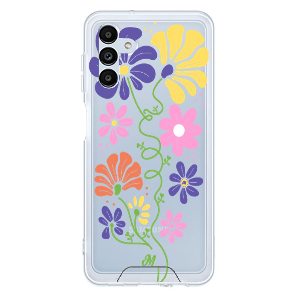 Case para Samsung A13 5G Flores abstractas - Mandala Cases