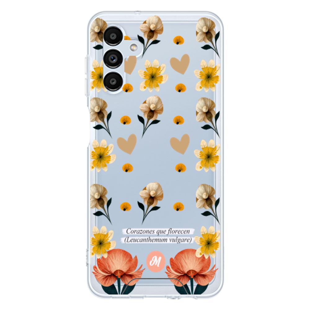 Cases para Samsung A13 5G Corazones que florecen - Mandala Cases