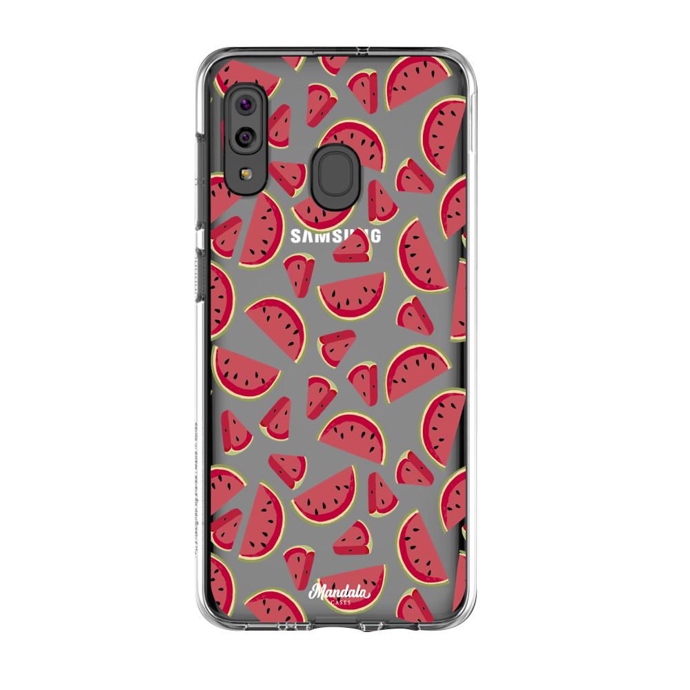 Case para Samsung A20S Funda Sandías  - Mandala Cases