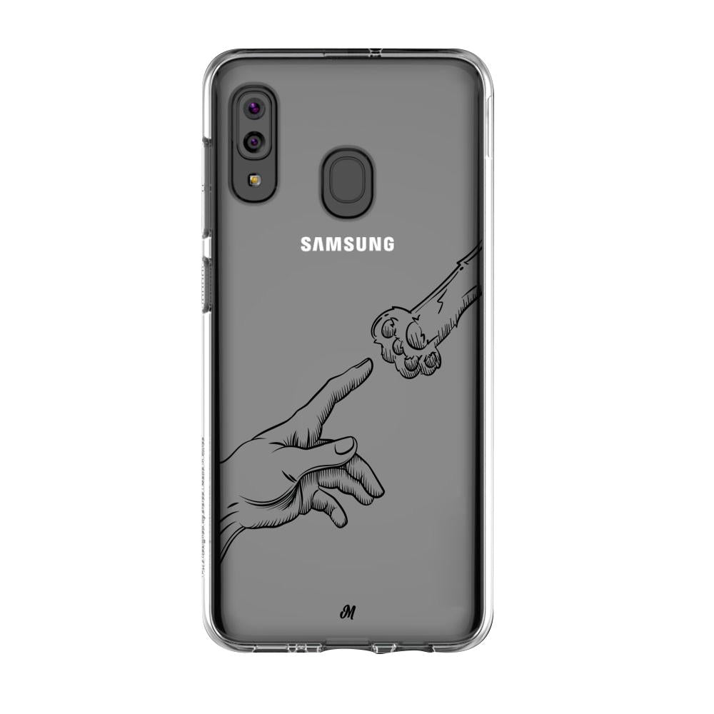 Case para Samsung A20S Funda La Creación Gatuna  - Mandala Cases