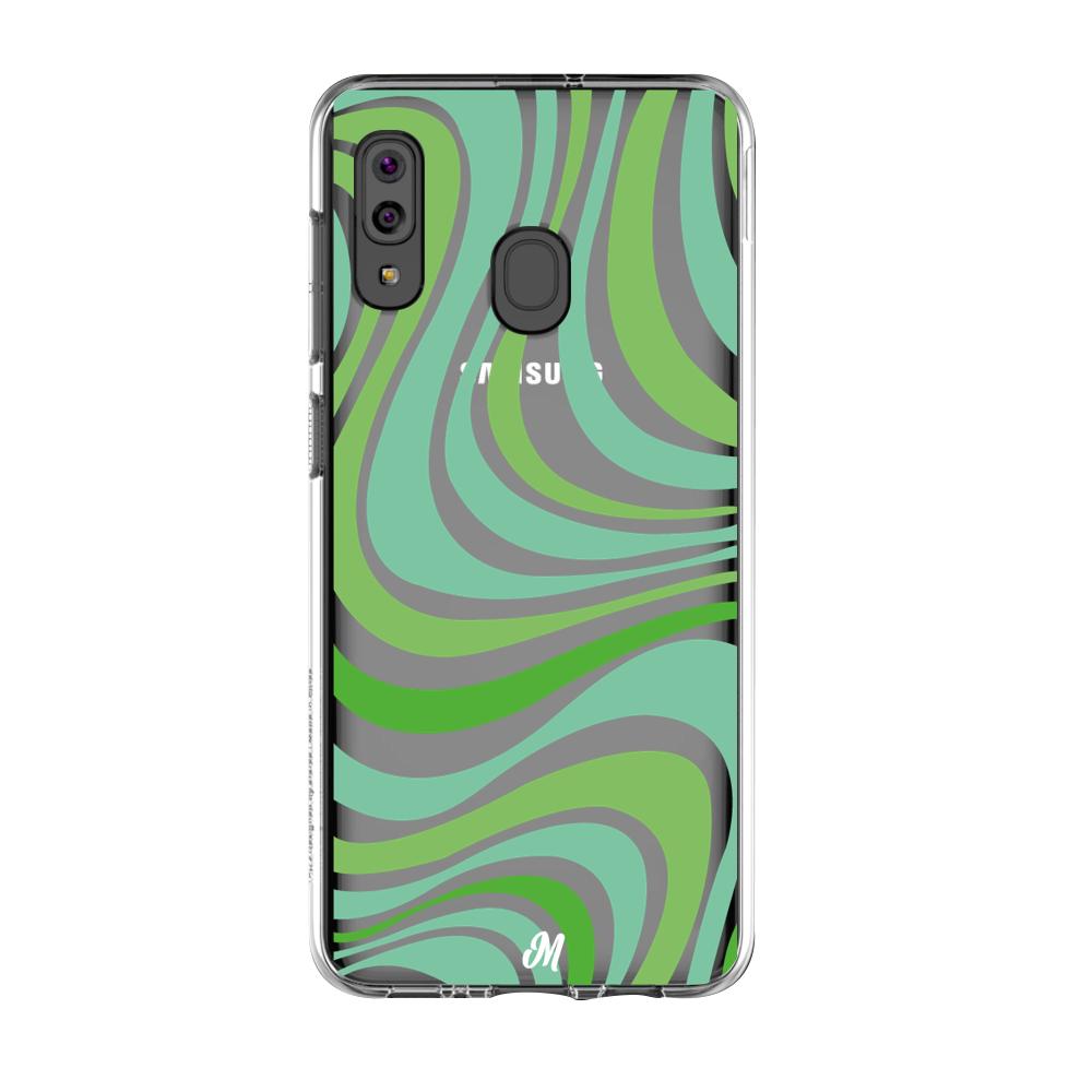 Case para Samsung A20S Groovy verde - Mandala Cases