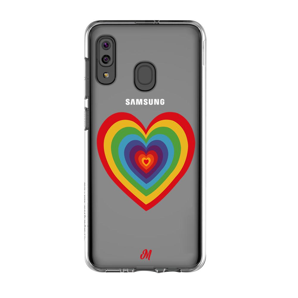 Case para Samsung A20S Amor y Paz - Mandala Cases