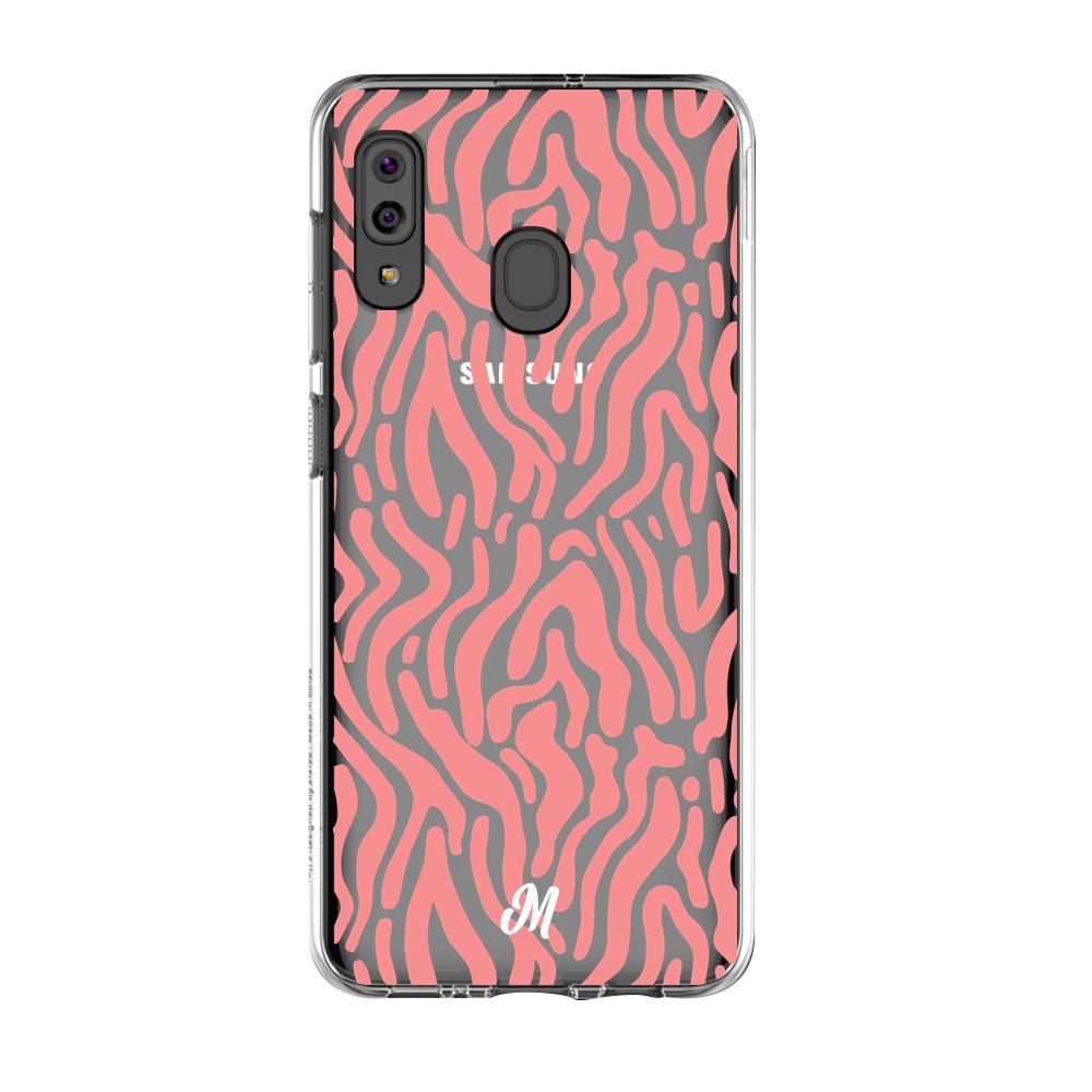 Case para Samsung A20S Líneas Corales - Mandala Cases