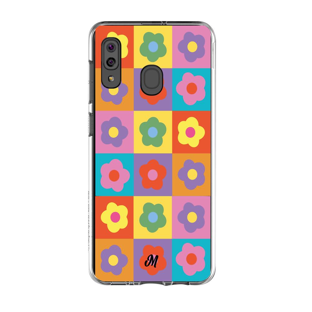 Case para Samsung A20S Colors and Flowers - Mandala Cases