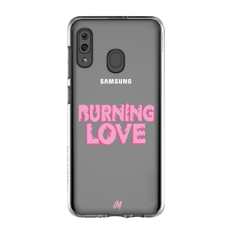 Case para Samsung A20S Funda Burning Love  - Mandala Cases