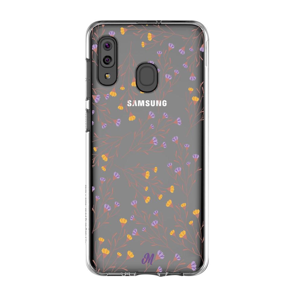 Case para Samsung A20S Flores Primavera-  - Mandala Cases