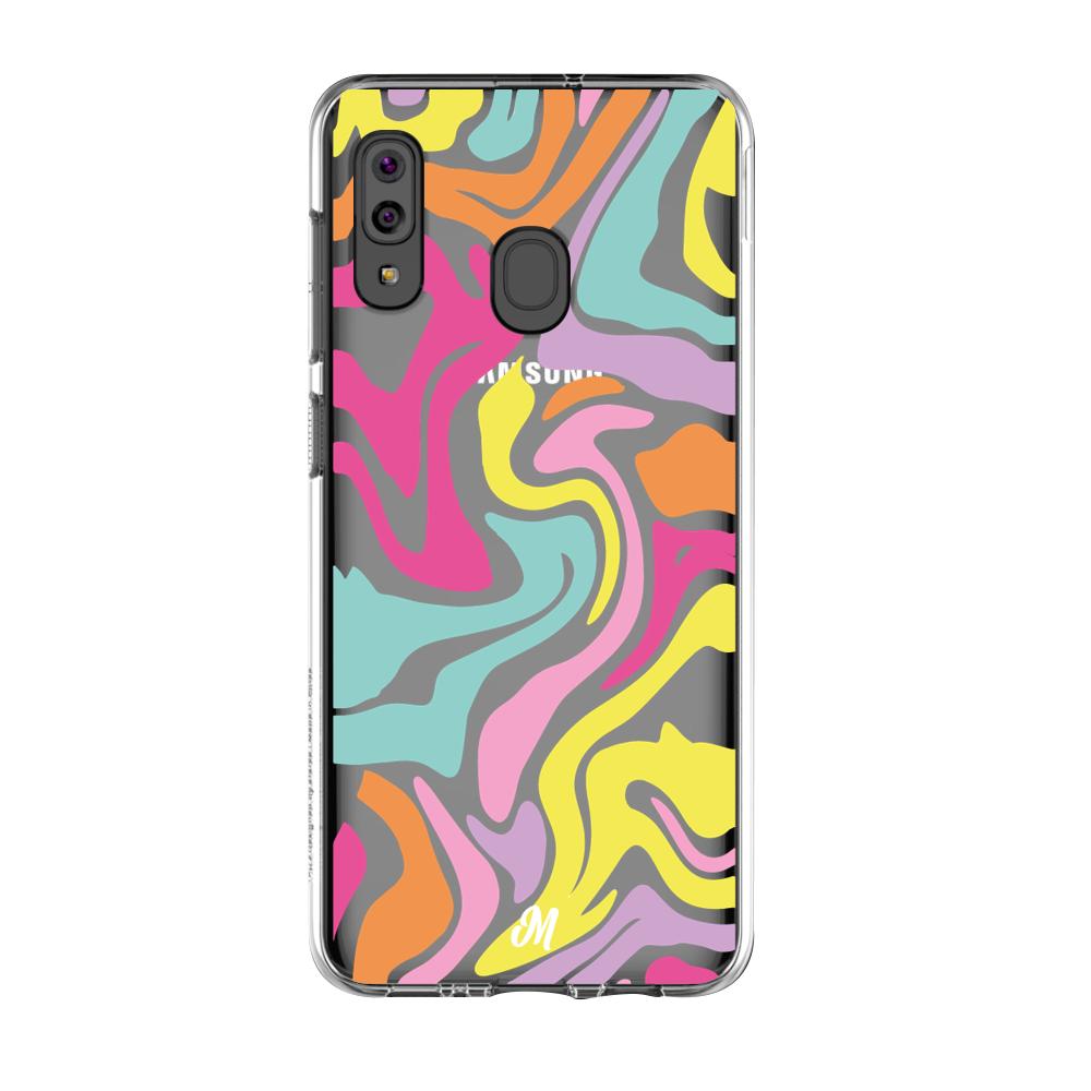 Case para Samsung A20S Color lines - Mandala Cases