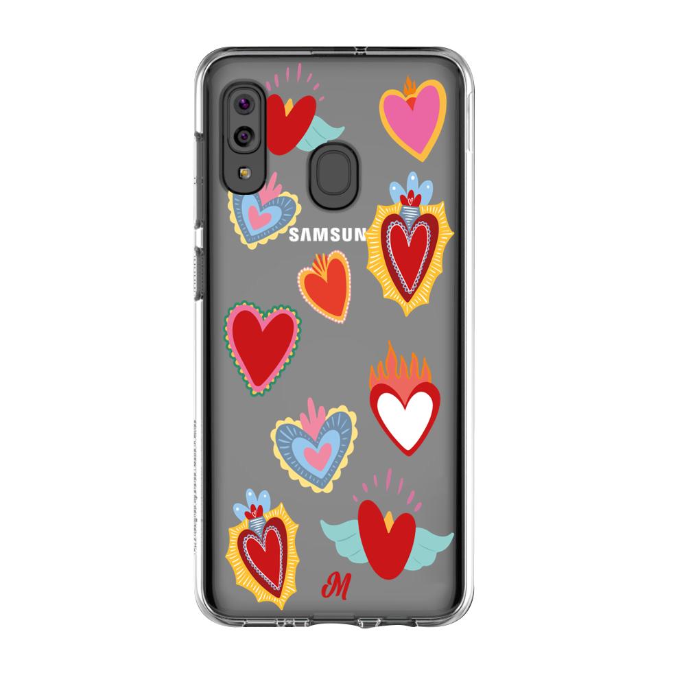 Case para Samsung A20S Corazón de Guadalupe - Mandala Cases