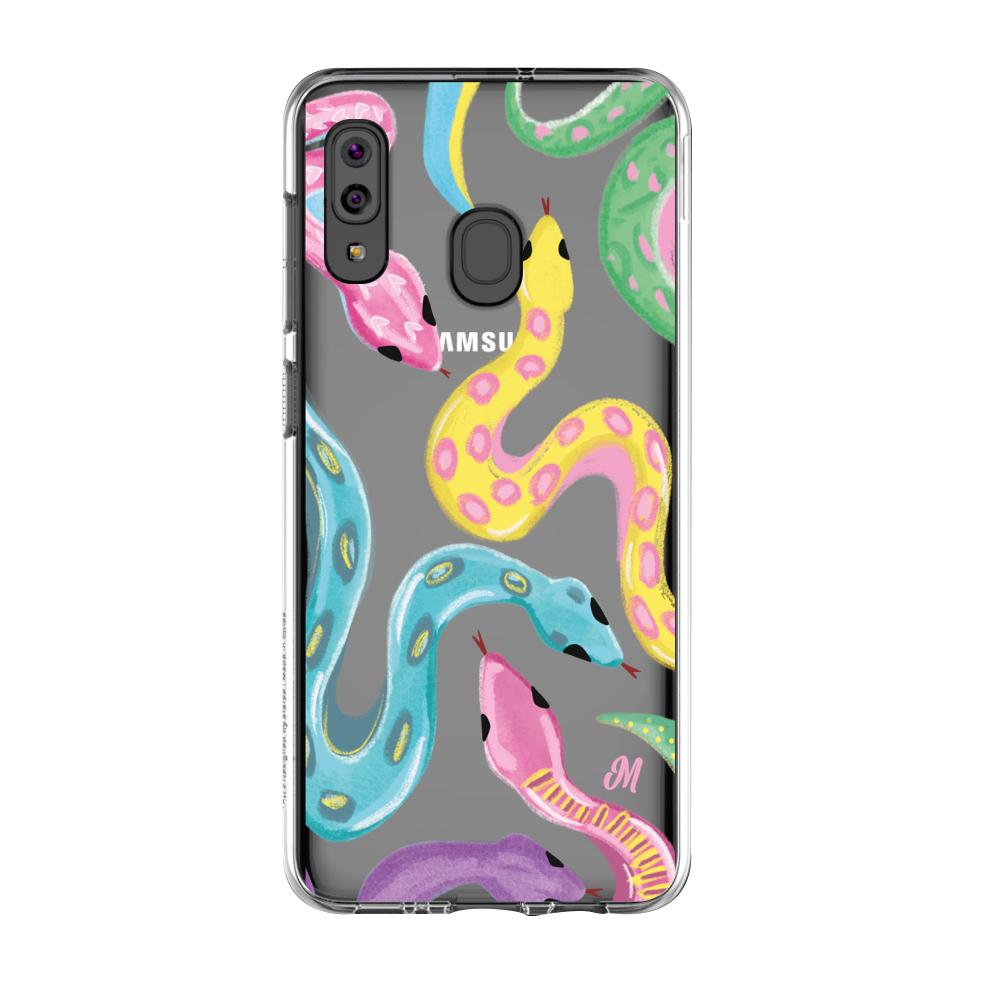 Case para Samsung A20S Serpientes coloridas - Mandala Cases