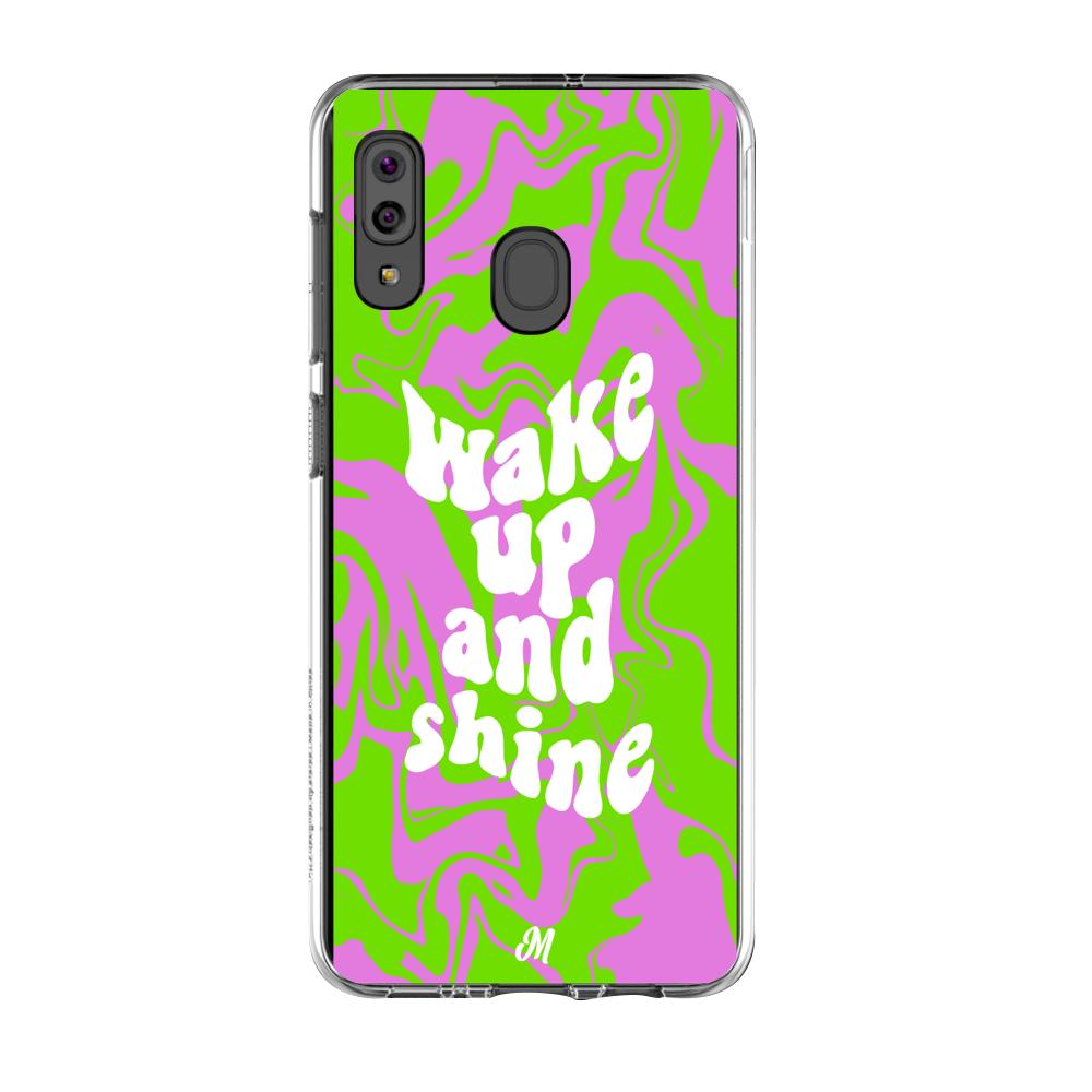 Case para Samsung A20S wake up and shine - Mandala Cases