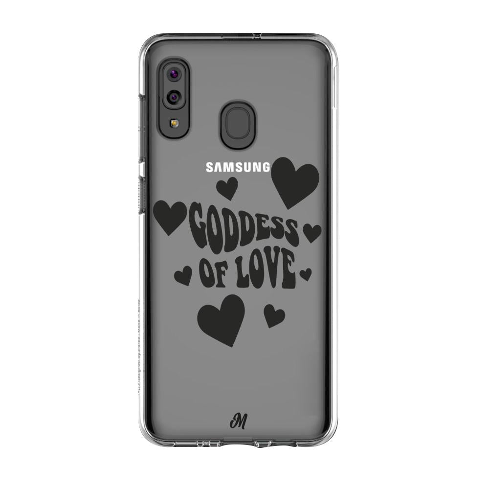 Case para Samsung A20S Goddess of love negro - Mandala Cases