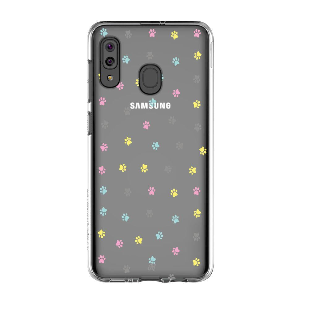 Case para Samsung A20S Huellitas coloridas - Mandala Cases