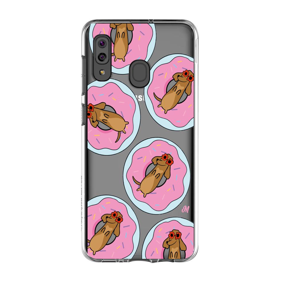 Case para Samsung A20S Perritos y Donas - Mandala Cases