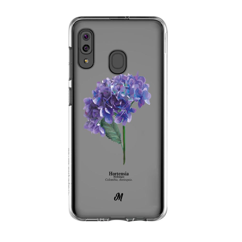 Case para Samsung A20S Hortensia lila - Mandala Cases