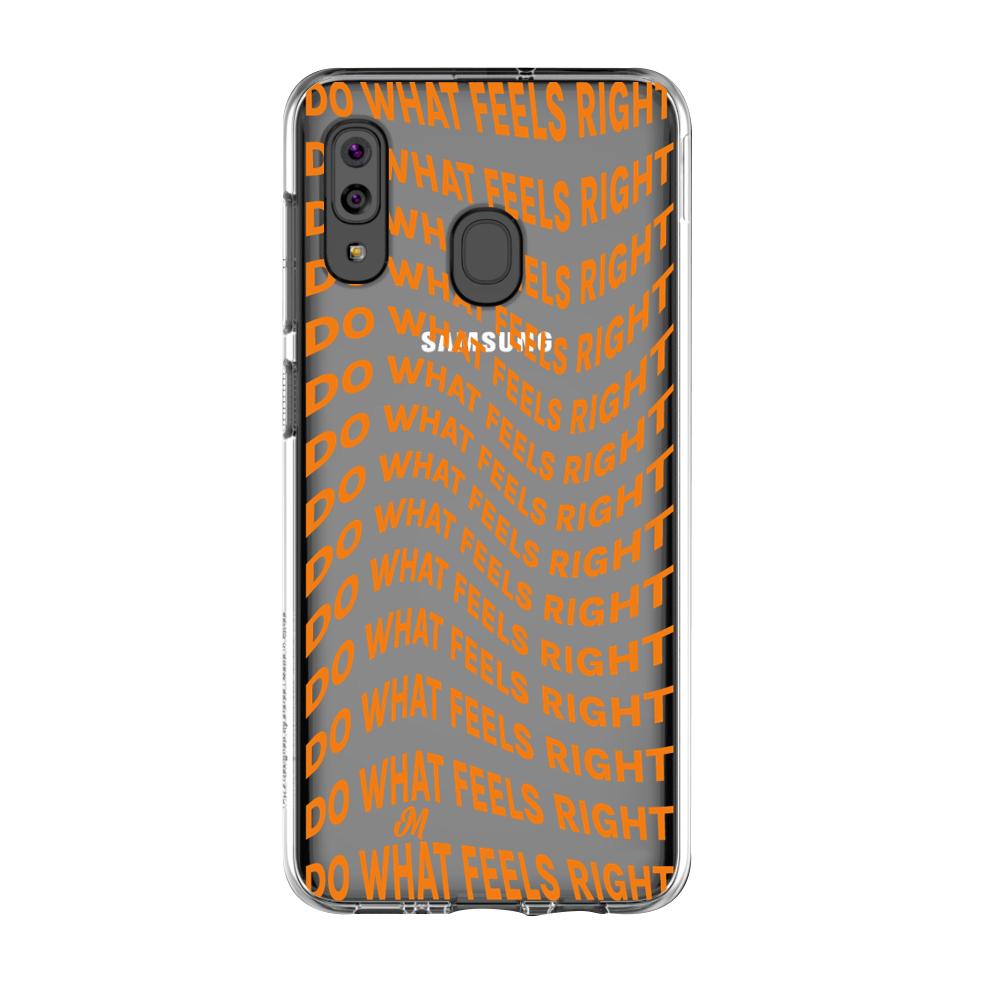 Case para Samsung A20S Do What Feels Right - Mandala Cases