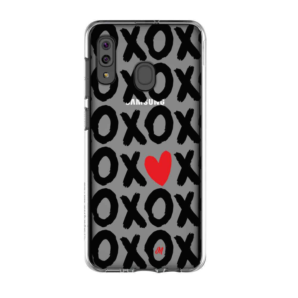 Case para Samsung A20S OXOX Besos y Abrazos - Mandala Cases