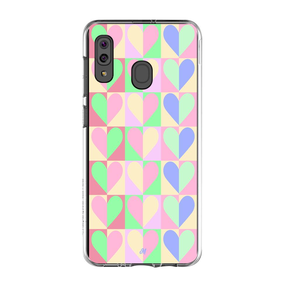 Case para Samsung A20S Corazones Lovely - Mandala Cases