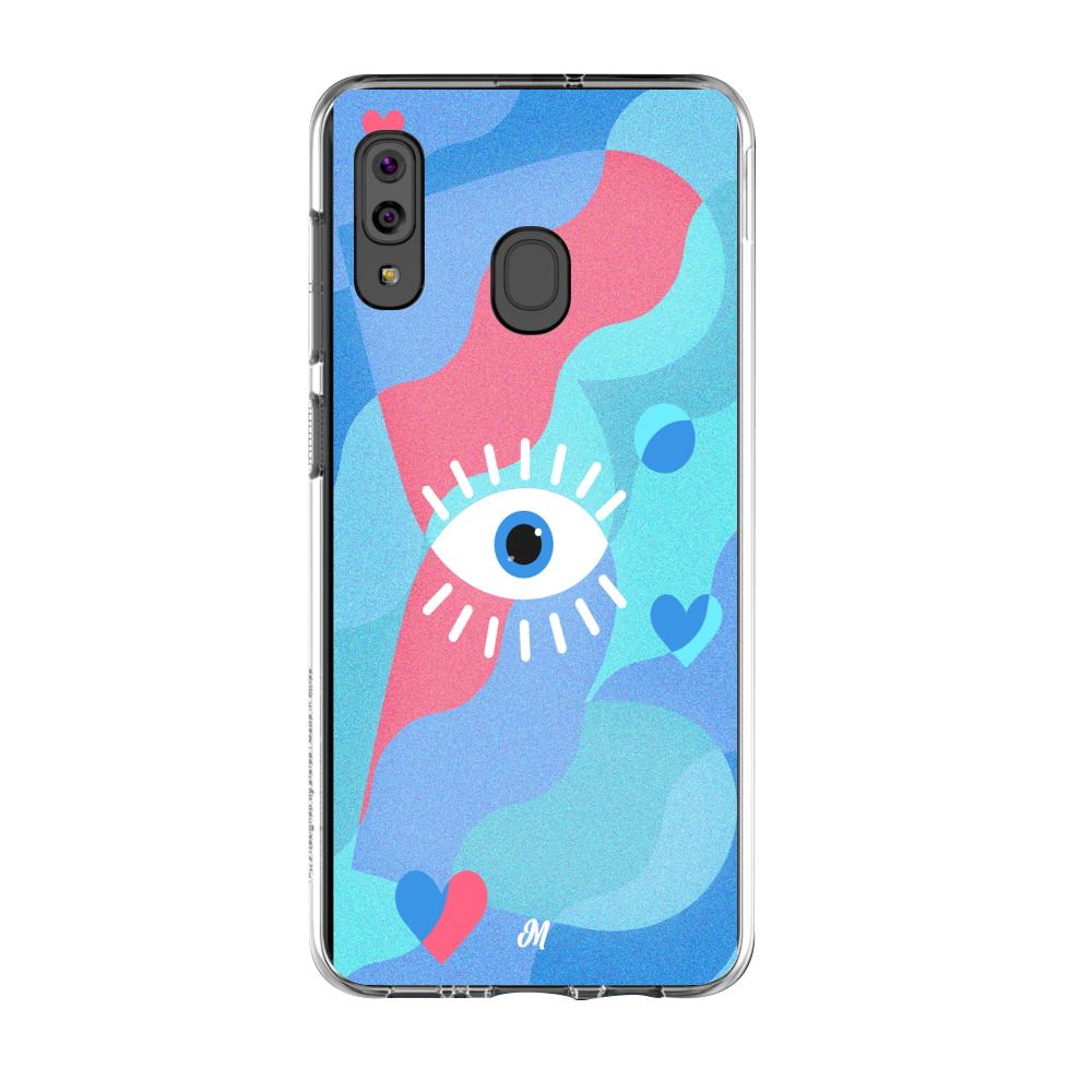 Case para Samsung A20S Amor azul - Mandala Cases