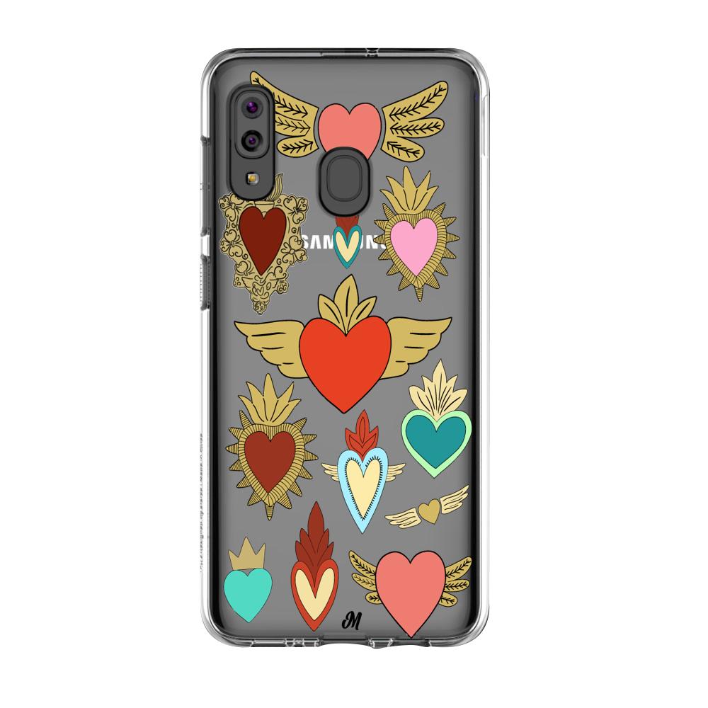 Case para Samsung A20S corazon angel - Mandala Cases