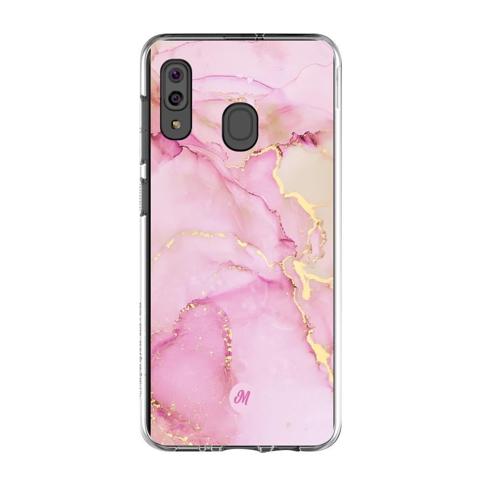 Cases para Samsung A20S Pink marble - Mandala Cases