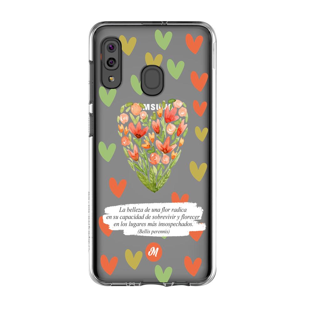 Cases para Samsung A20S Flores de colores - Mandala Cases