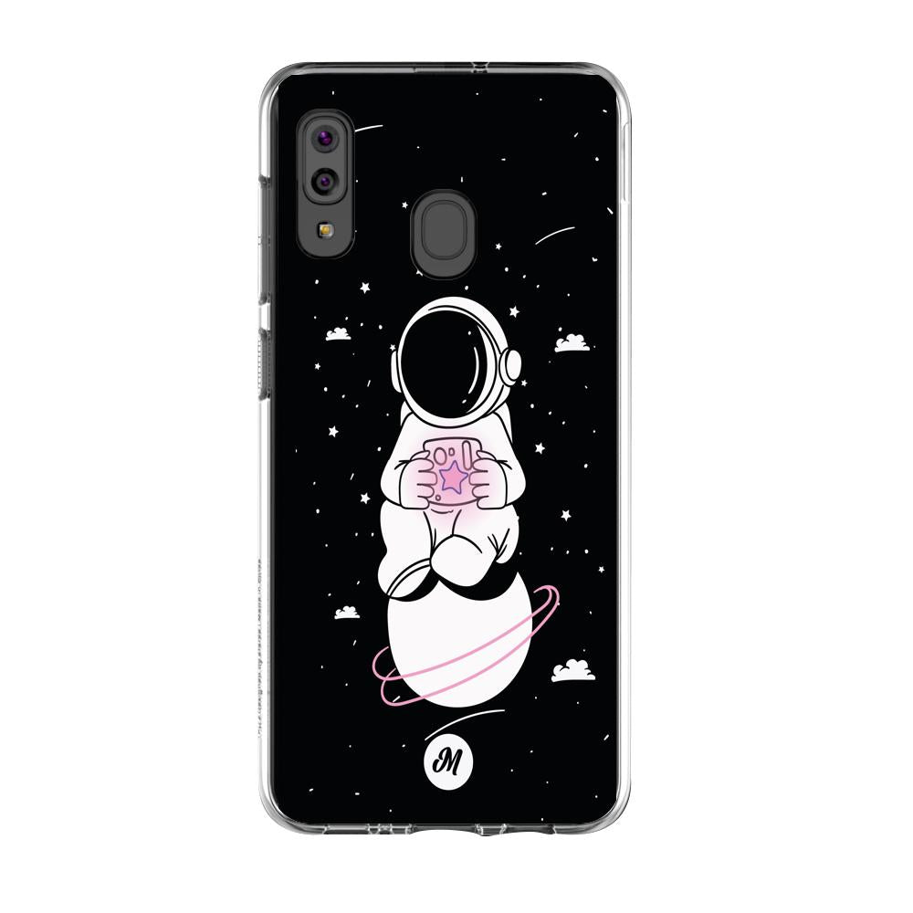 Cases para Samsung A20S Funda Astronauta Remake - Mandala Cases