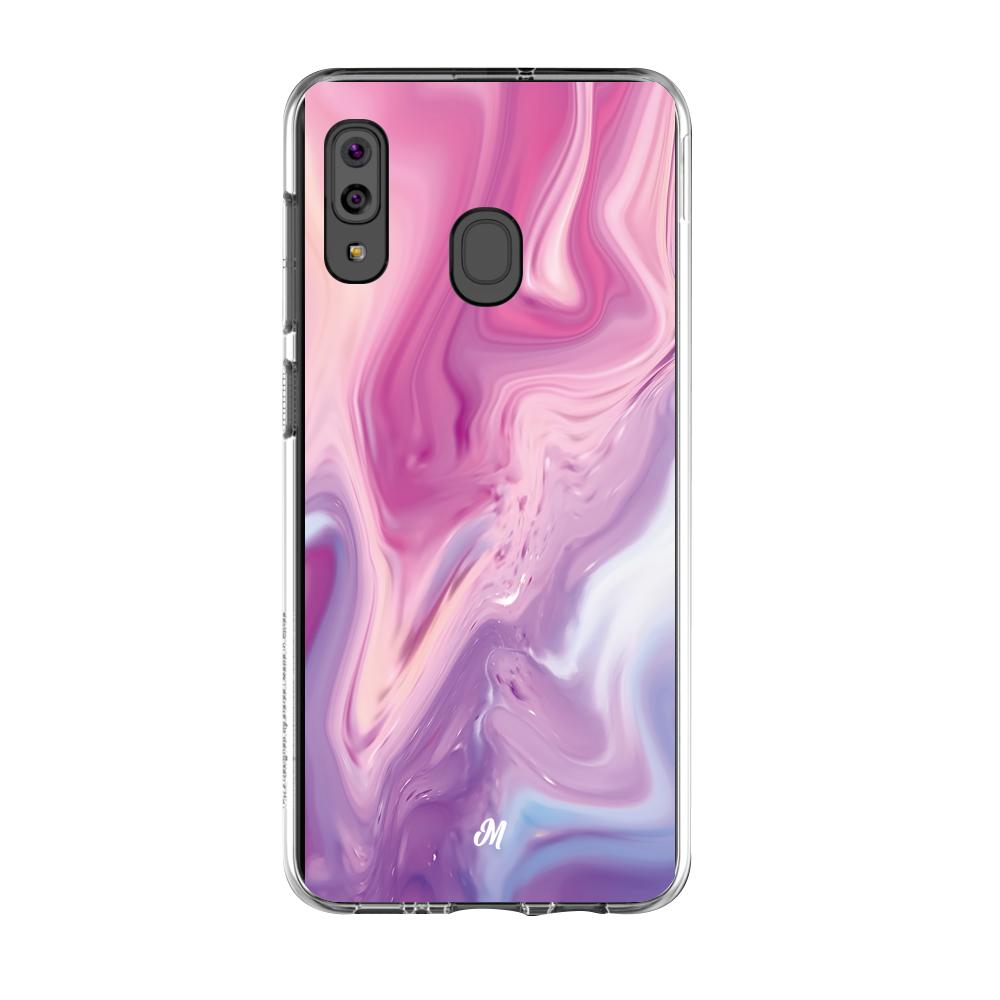 Cases para Samsung A20S Marmol liquido pink - Mandala Cases