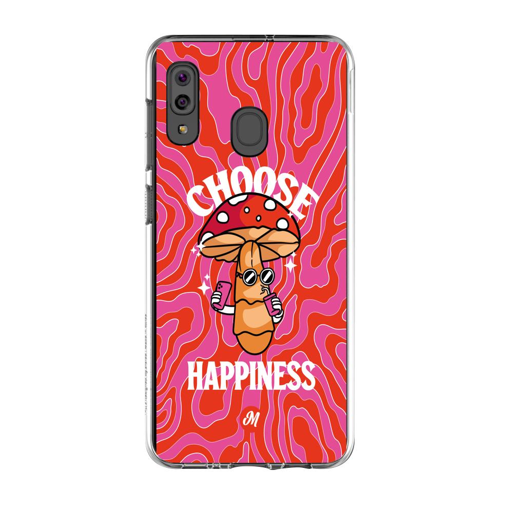 Cases para Samsung A20S Choose happiness - Mandala Cases