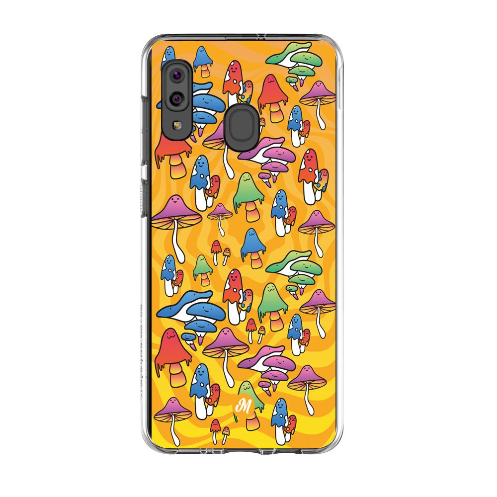 Cases para Samsung A20S Color mushroom - Mandala Cases