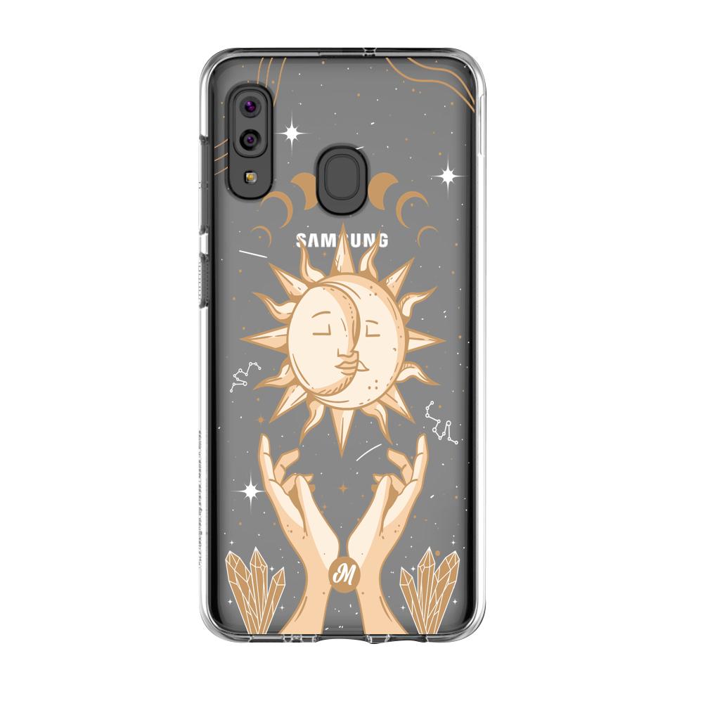 Cases para Samsung A20S Energía de Sol y luna  - Mandala Cases