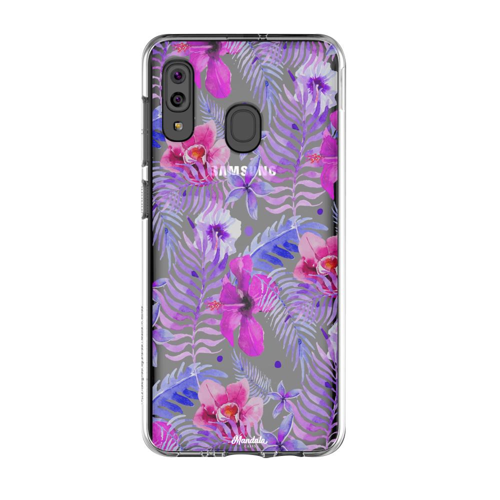 Case para Samsung A20S de Flores Hawaianas - Mandala Cases