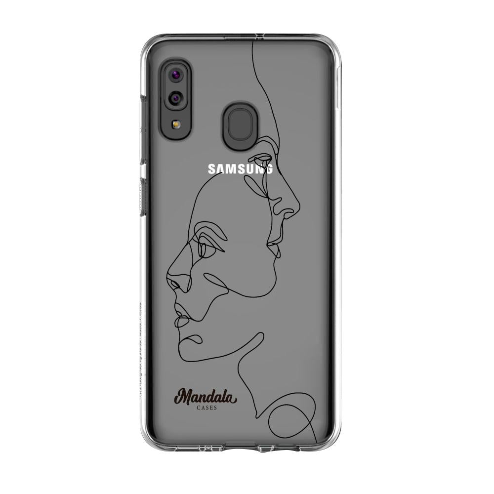 Estuches para Samsung A20S - Lines Case  - Mandala Cases