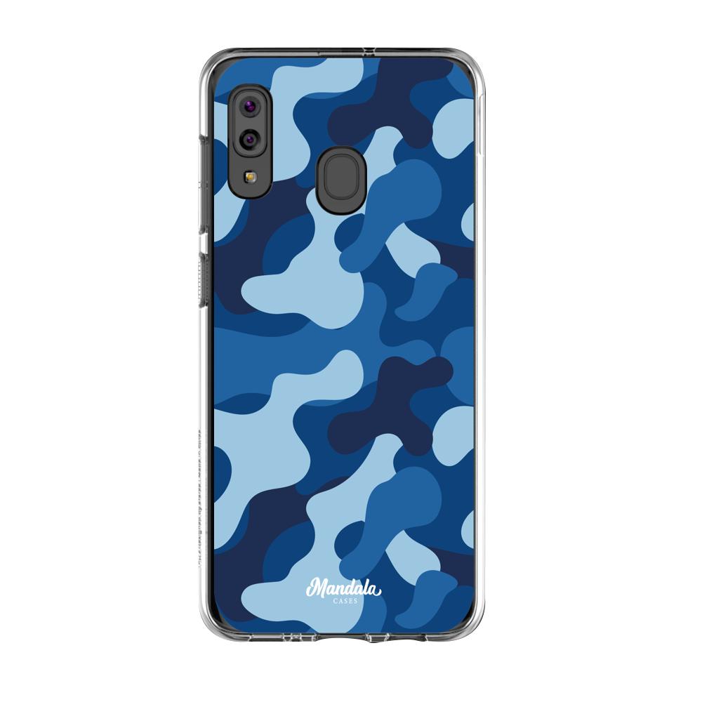 Estuches para Samsung A20S - Blue Militare Case  - Mandala Cases