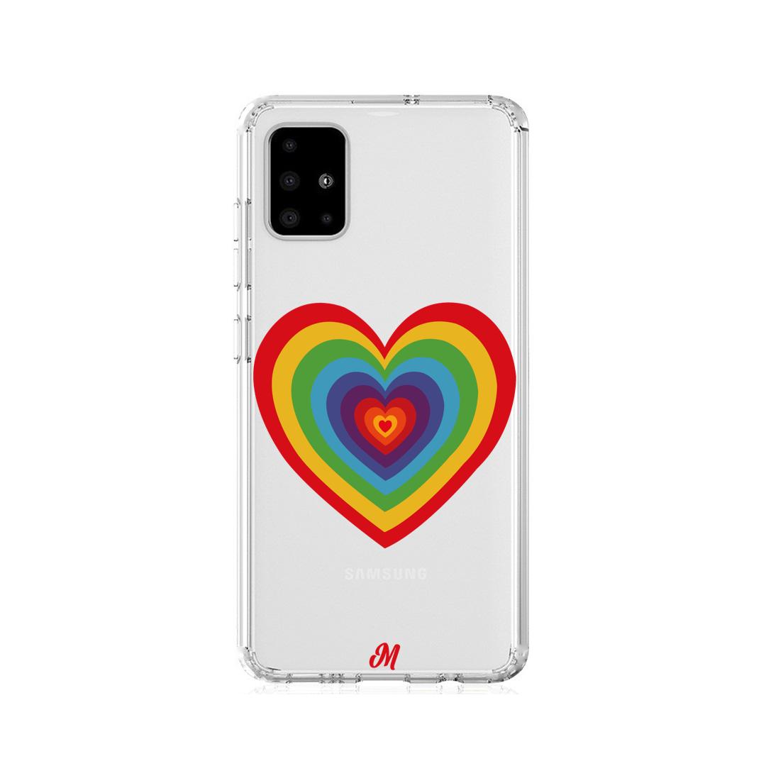 Case para Samsung A21S Amor y Paz - Mandala Cases