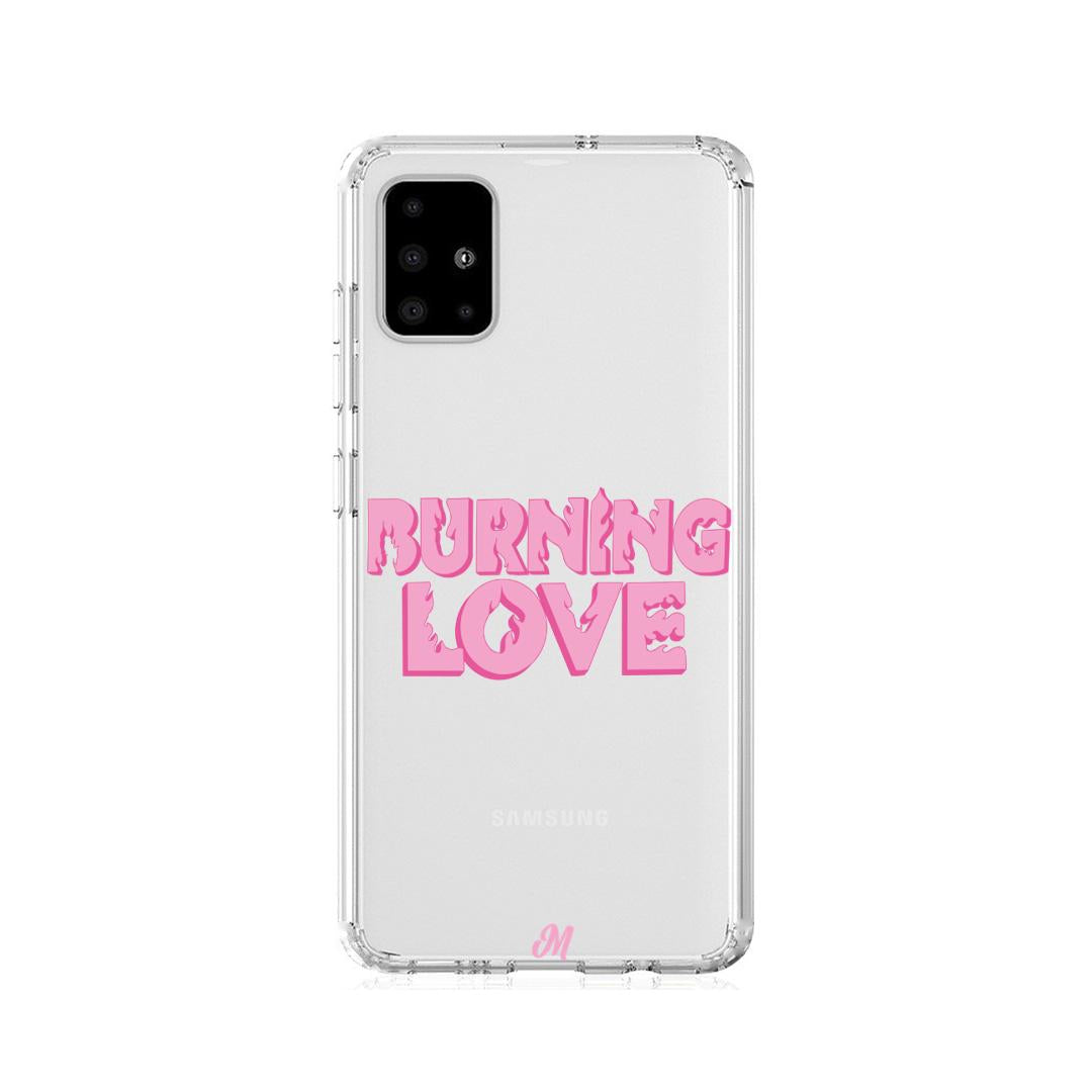 Case para Samsung A21S Funda Burning Love  - Mandala Cases