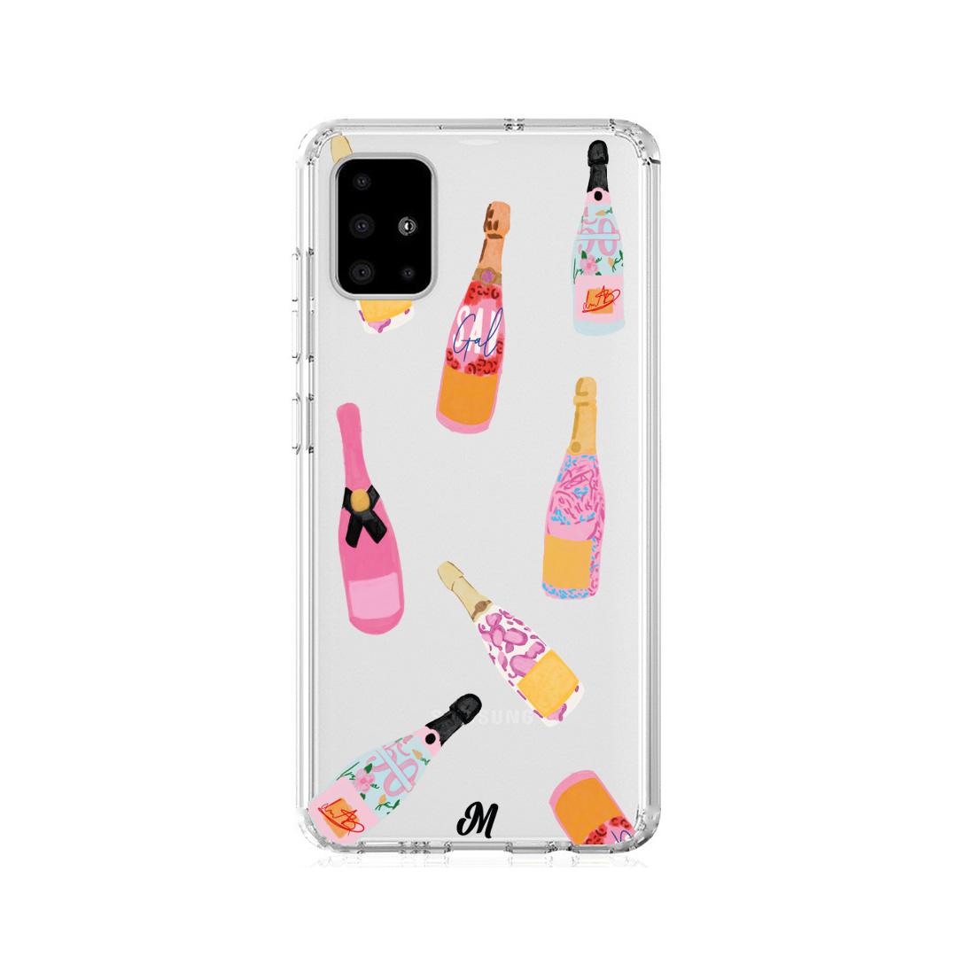 Case para Samsung A21S Champagne Girl-  - Mandala Cases