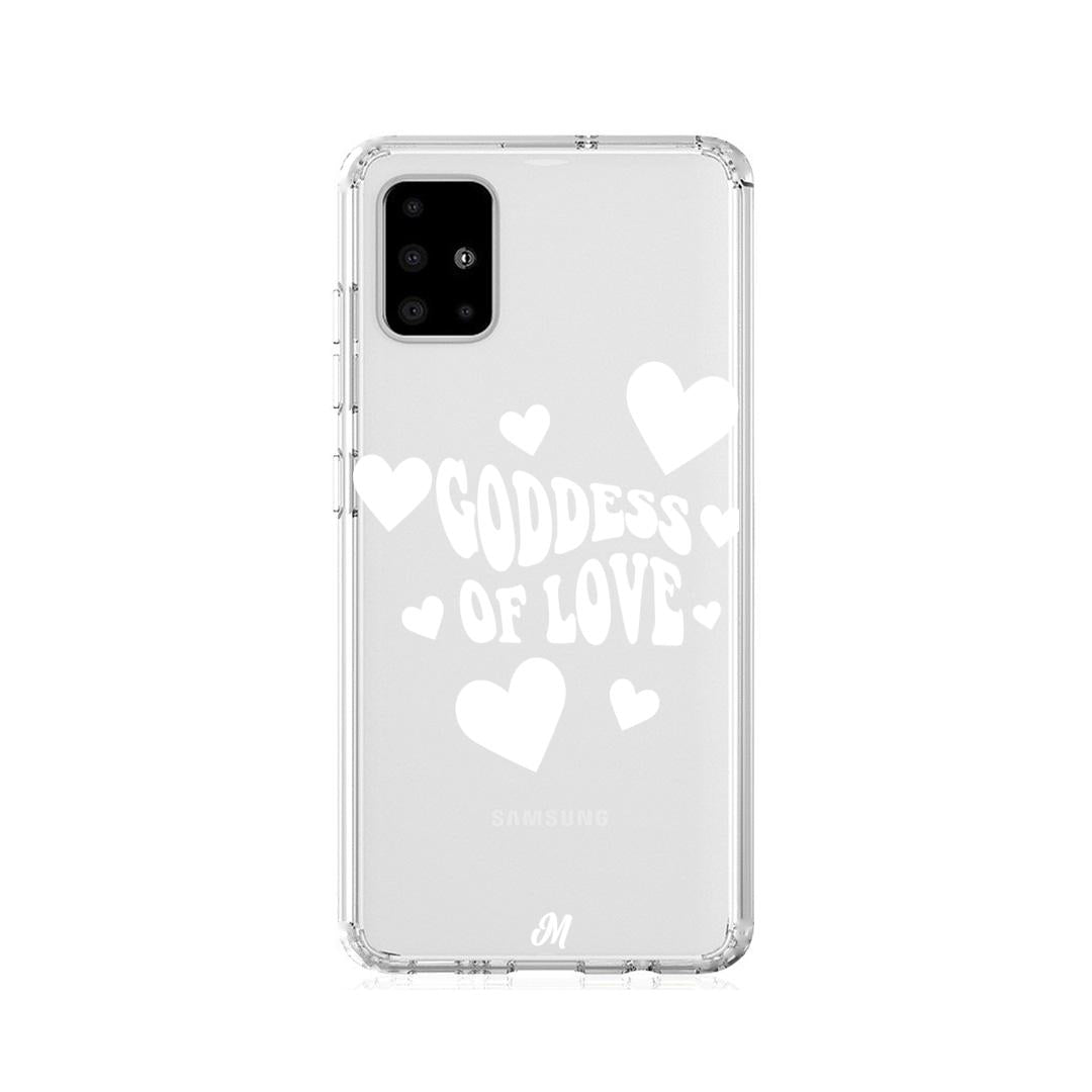 Case para Samsung A21S Goddess of love blanco - Mandala Cases