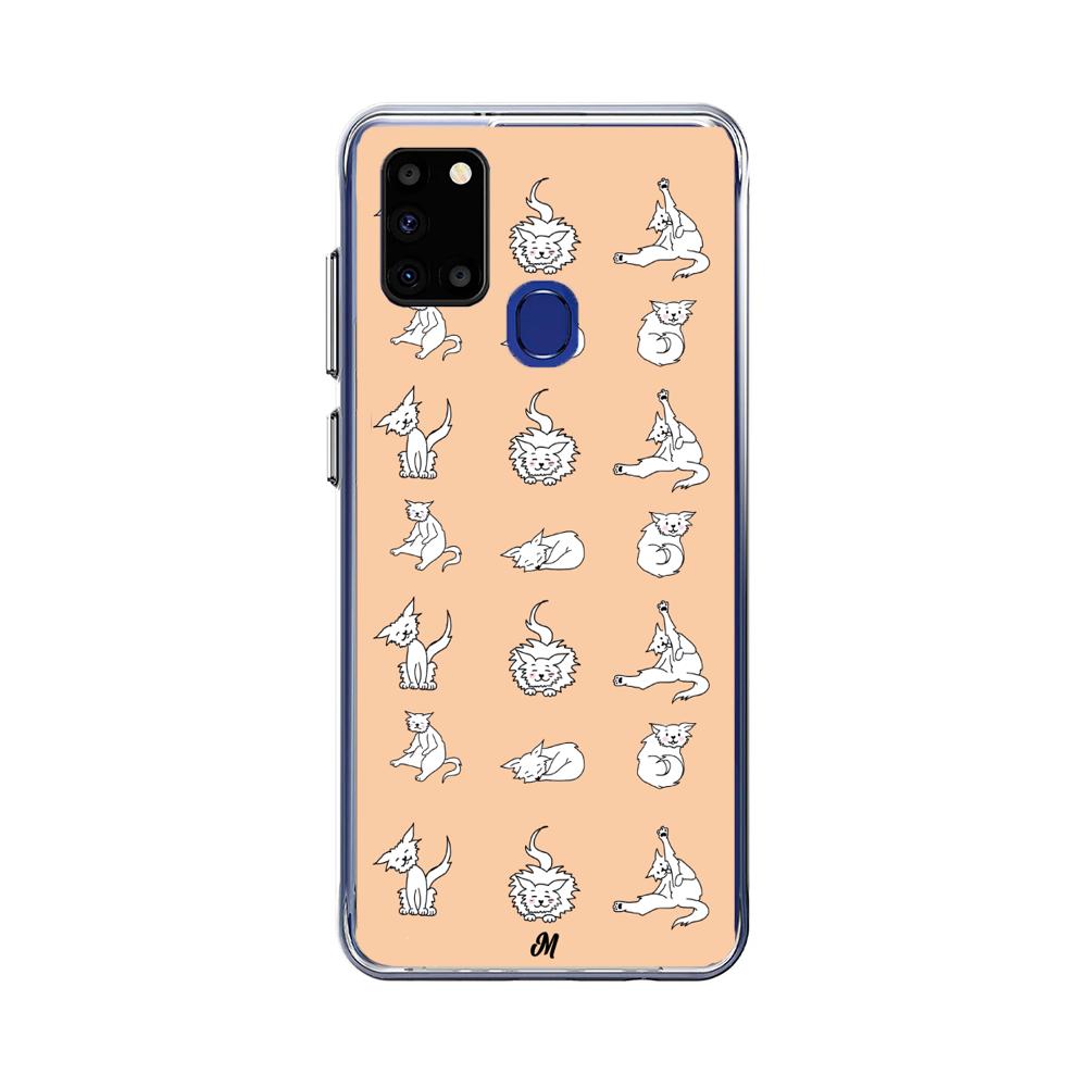 Case para Samsung A21S Yoga gatuna - Mandala Cases