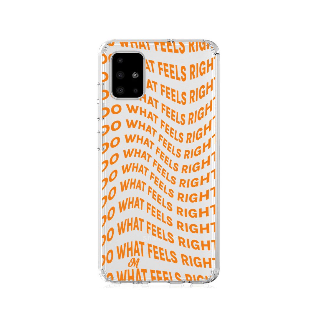 Case para Samsung A21S Do What Feels Right - Mandala Cases